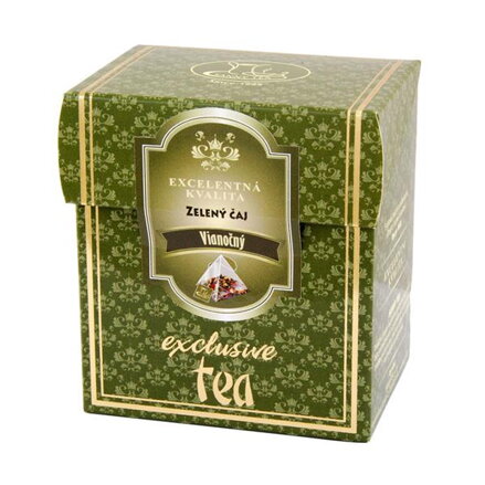 Porciovaný Exclusive Zelený čaj - Vianočný