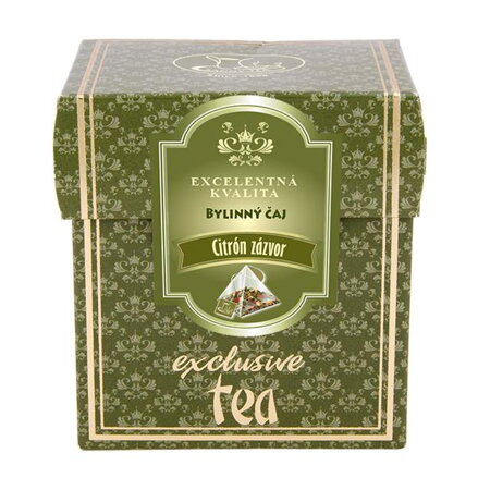 Porciovaný Exclusive Rooibos čaj -  Citrón a Zázvor